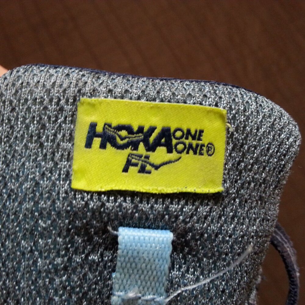 Hoka One Shoes Women's 7.5 Elevon Sneakers Running Athletic Low Blue Fly Series - Picture 8 of 11